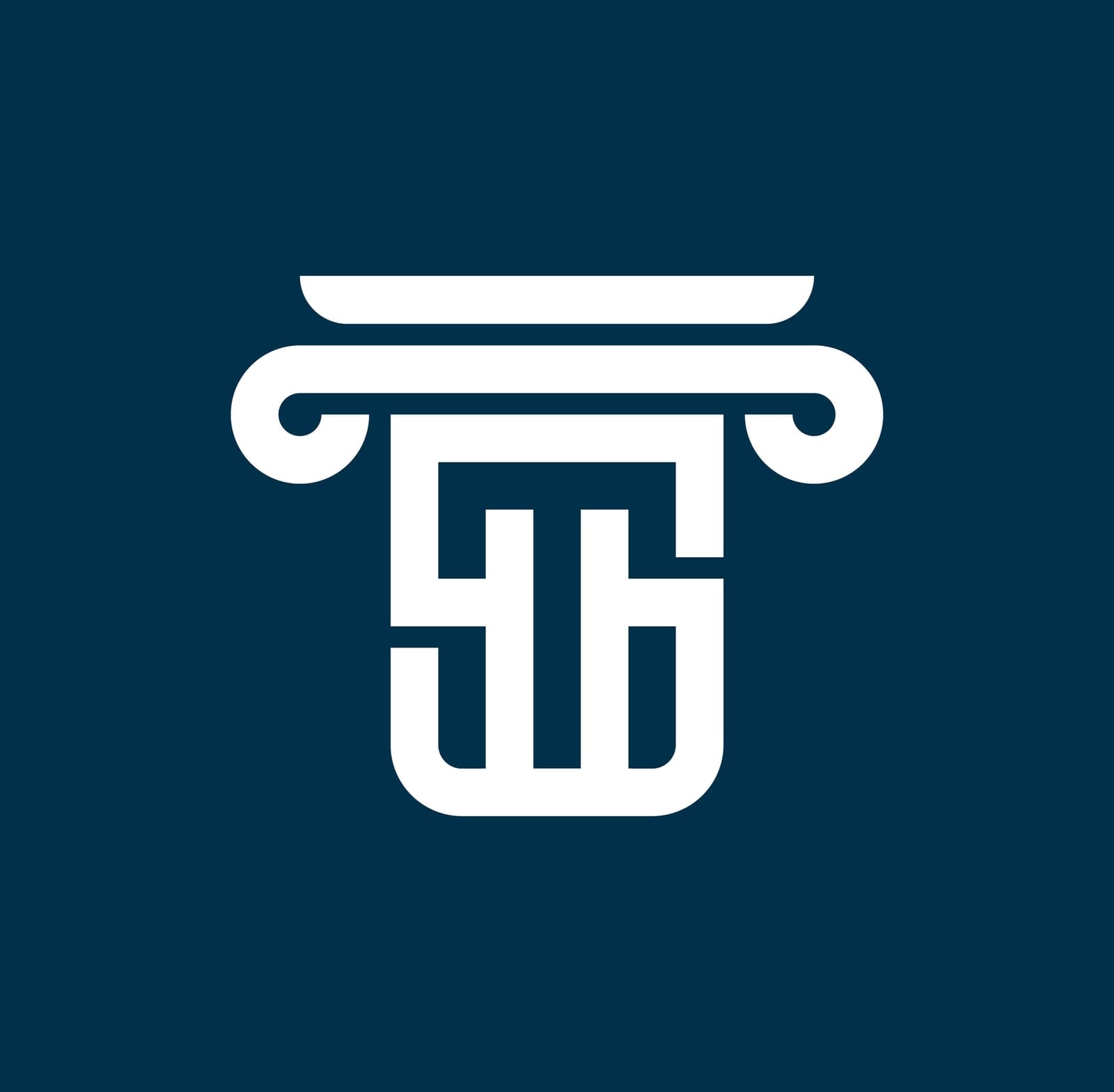 Sterling Tribunal Law Firm Branding Identity, Minimal Classic Column Logo Design, Professional Legal Monogram Symbol, Elegant Justice Inspired Visual System