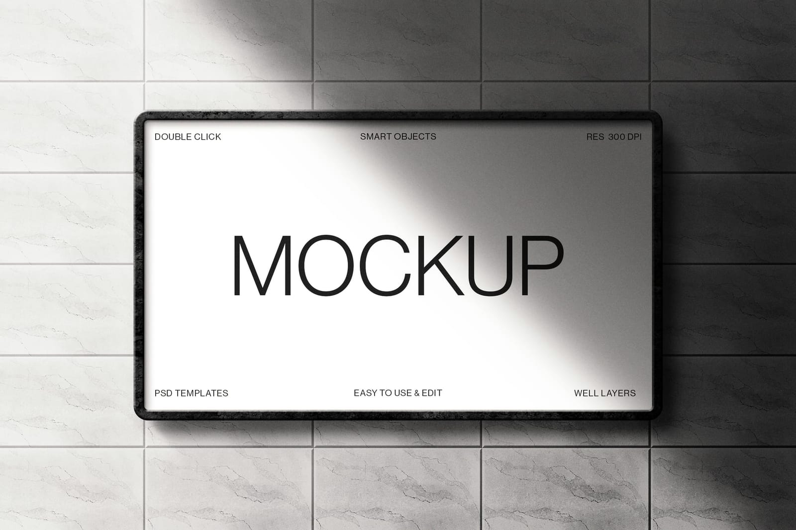 Billboard Mockup with Shadow