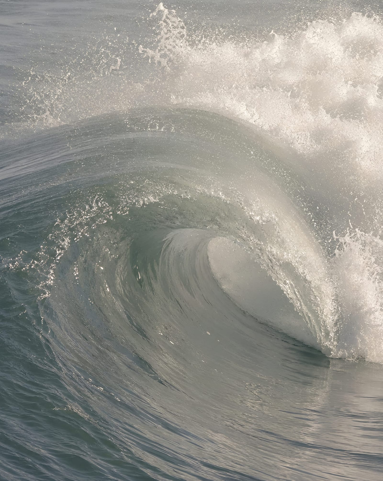 Cresting Wave In Motion