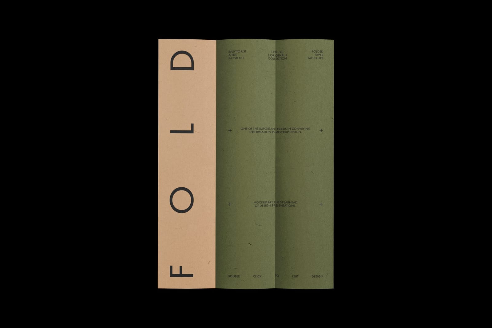 Folded Paper Mockup