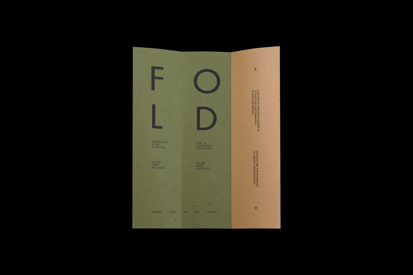 Folded Paper Mockup