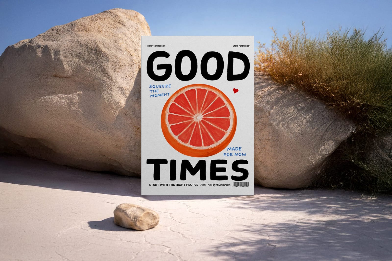 Modern Outdoor Poster Presentation Mockup