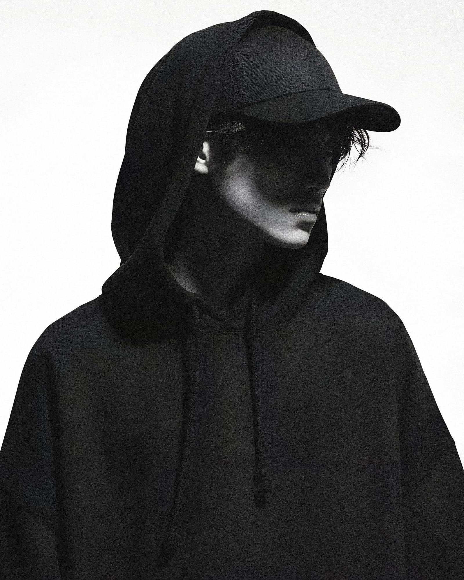 Moody Monochrome Portrait