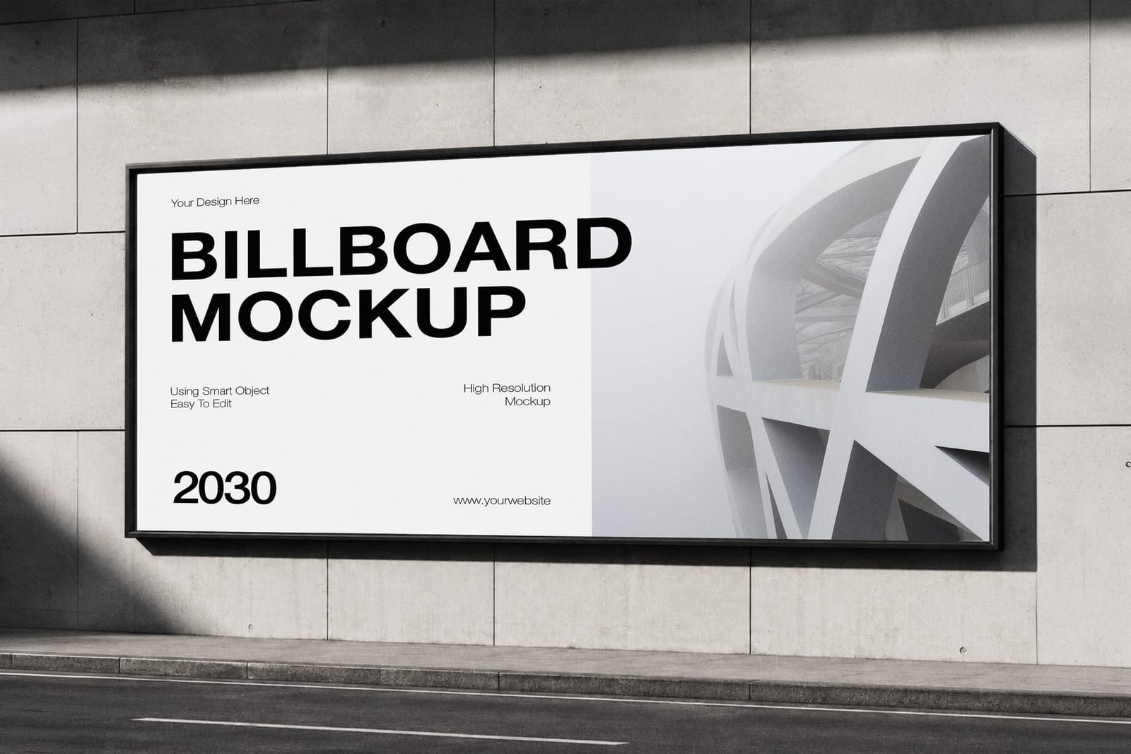 Outdoor Billboard Mockup