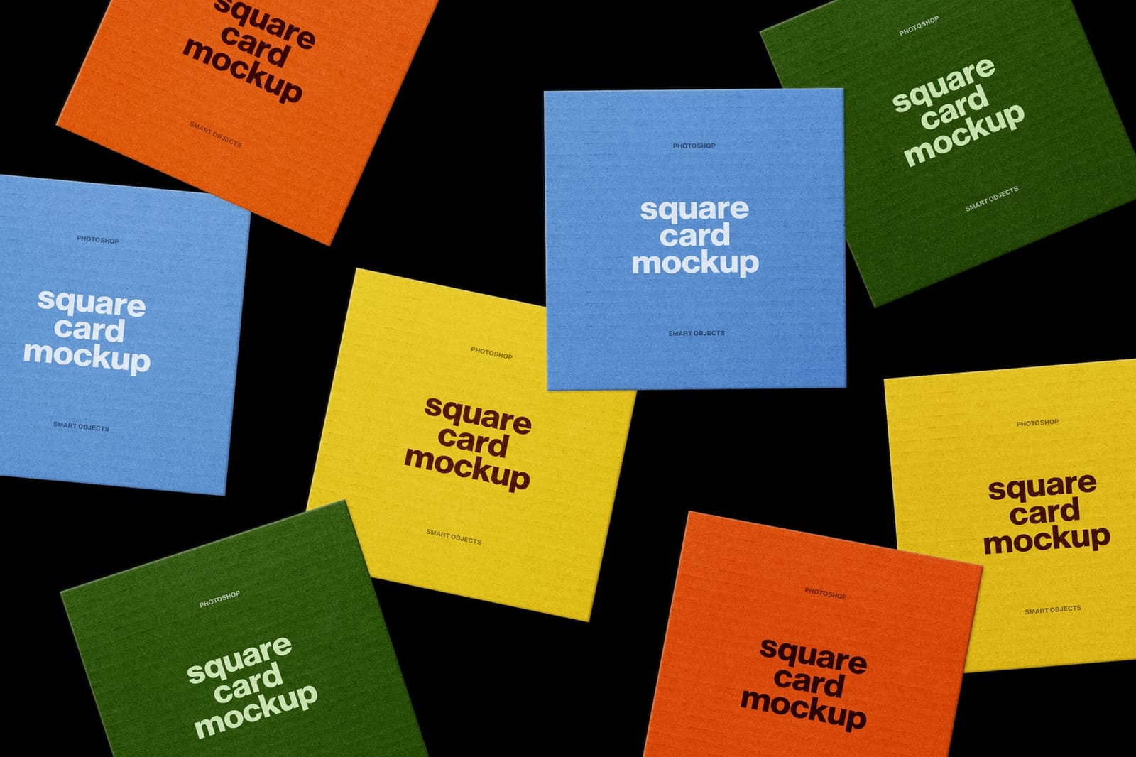 Square Card Mockup