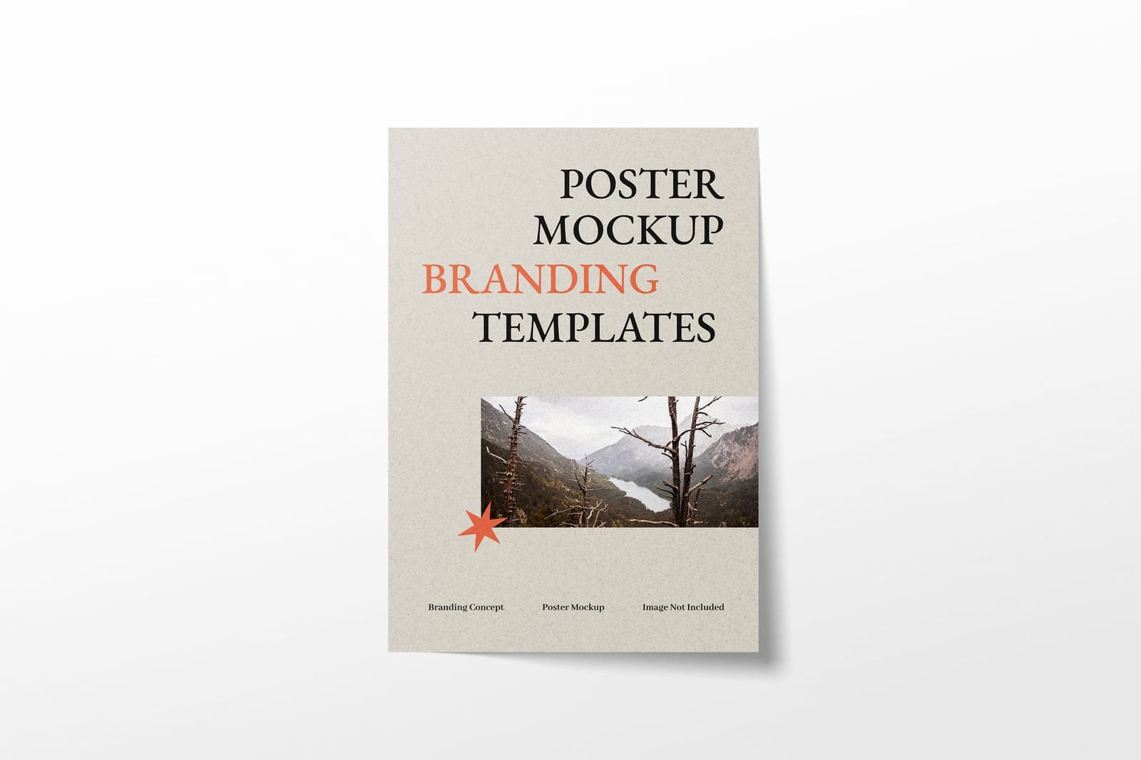 A4 Paper Sheet Mockup