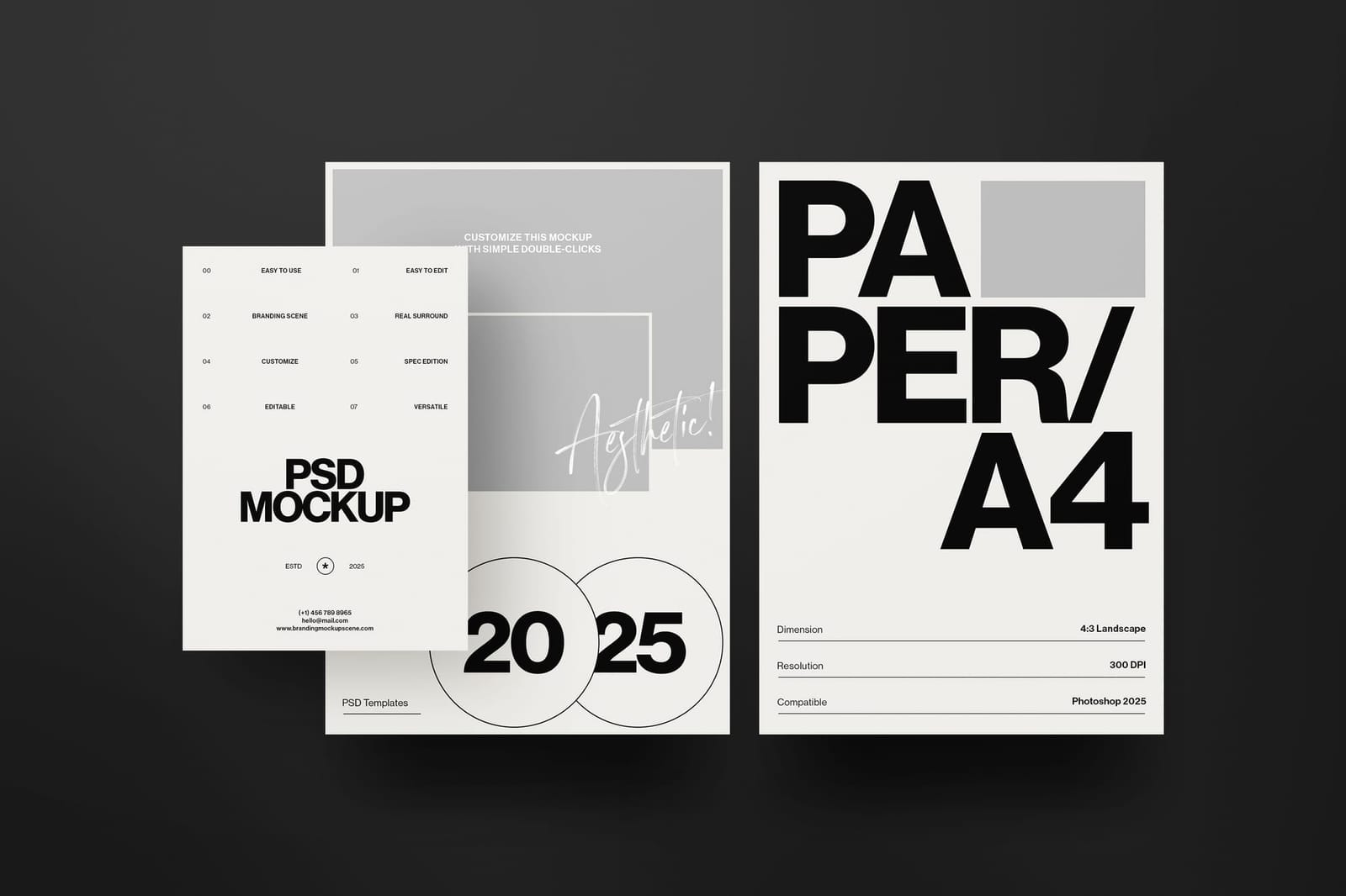 Brand Identity Papers Mockup