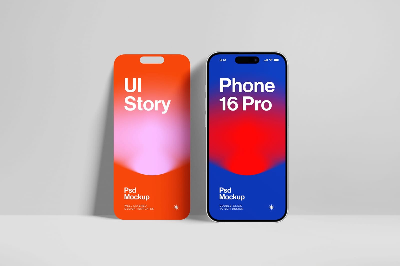 Duo iPhone 16 Pro UI Instagram Story Mockup