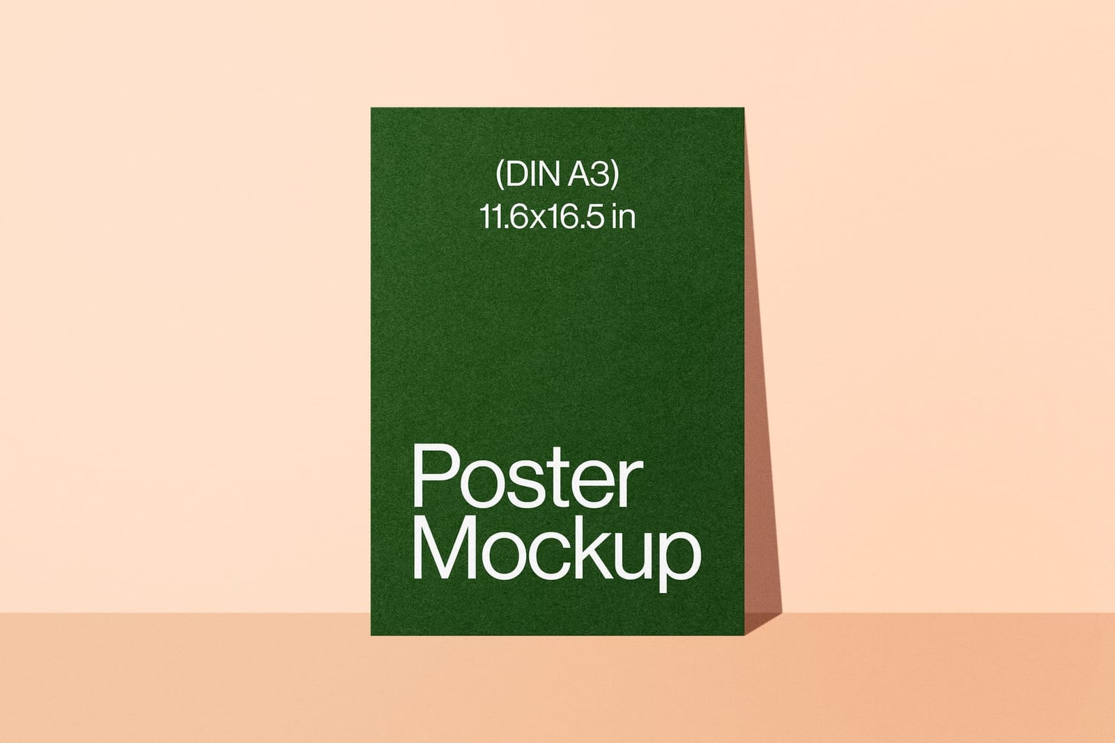 Minimal A3 Poster Mockup