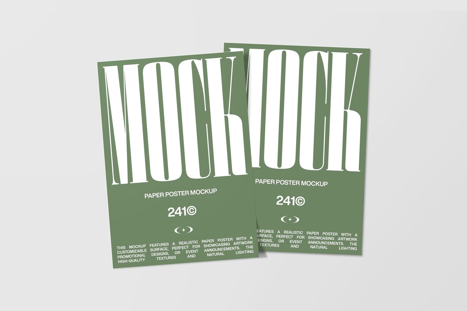 Paper Poster Mockup