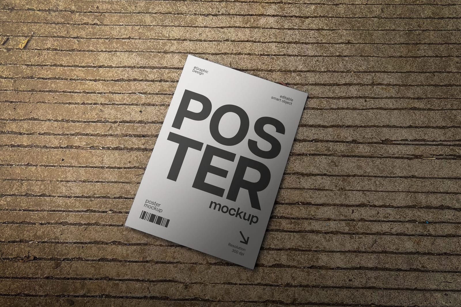 Poster Mockup on Street