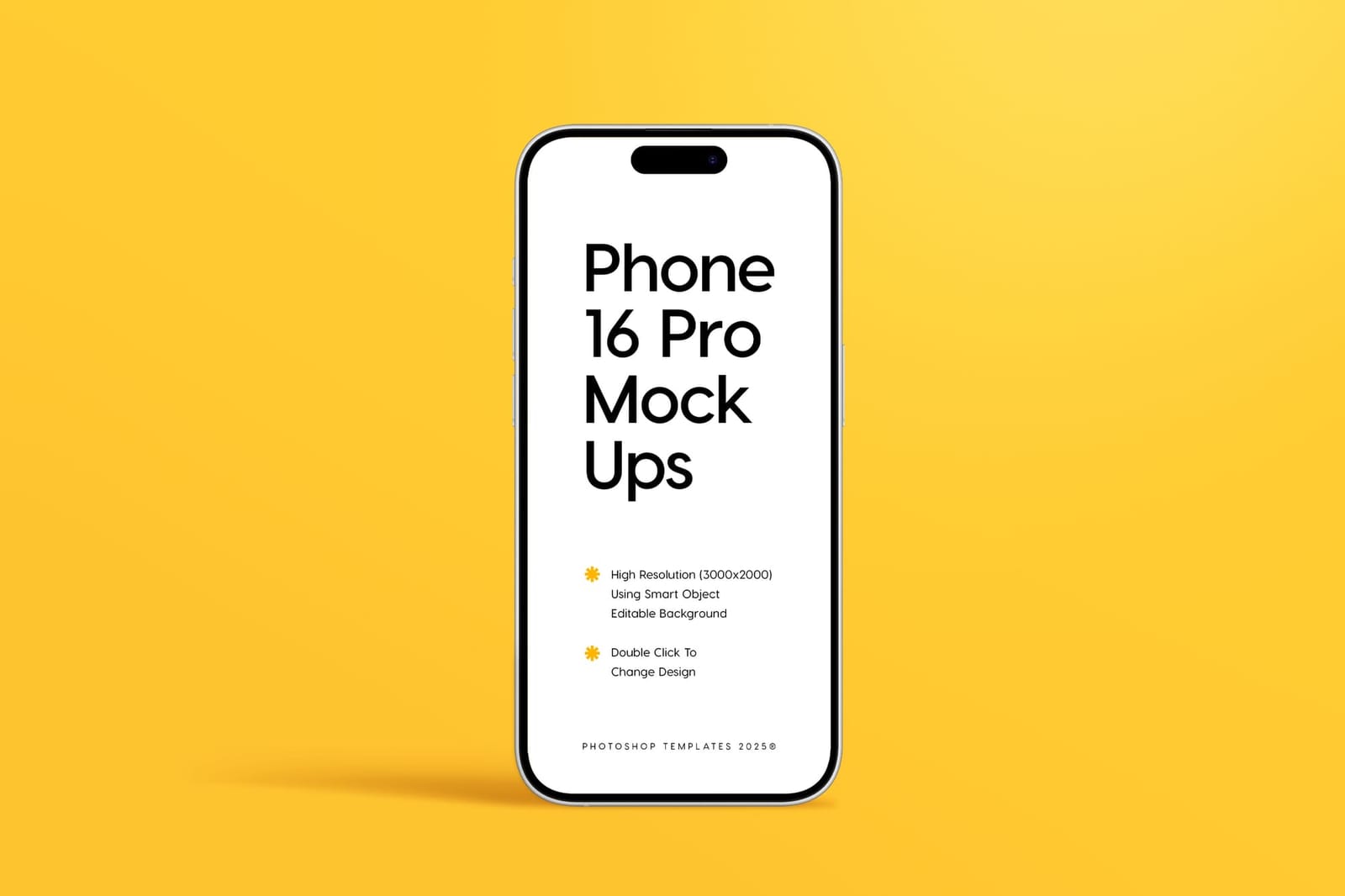 Single Center iPhone 16 UI Story Mockup