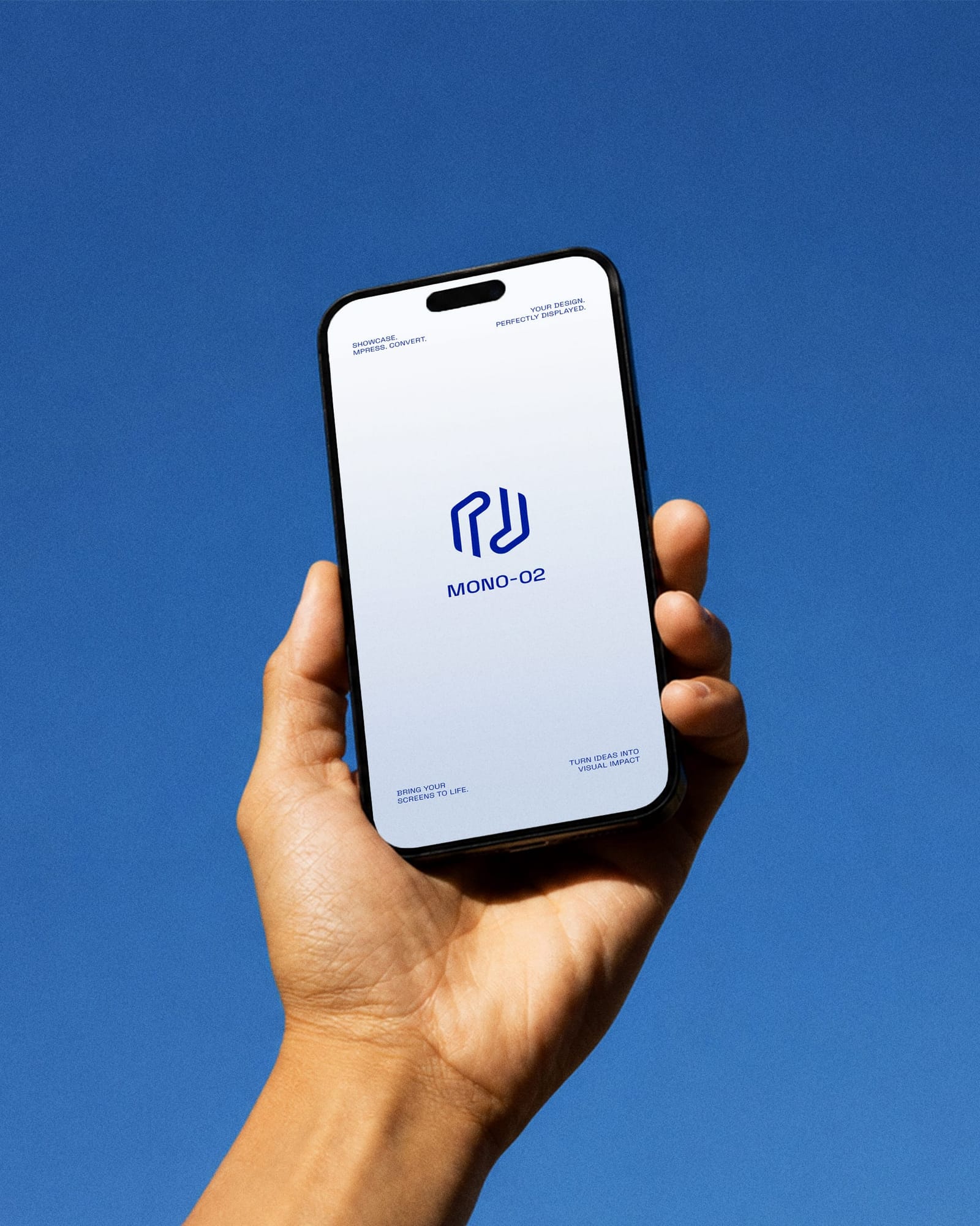 Sky Hold Phone Mockup