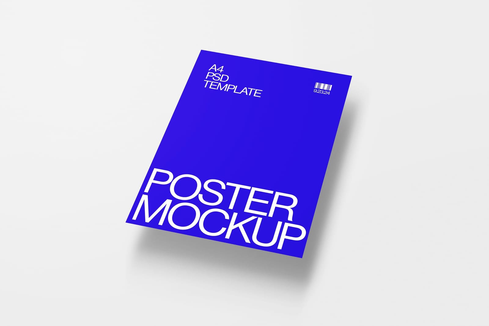 Stand A4 Poster Mockup