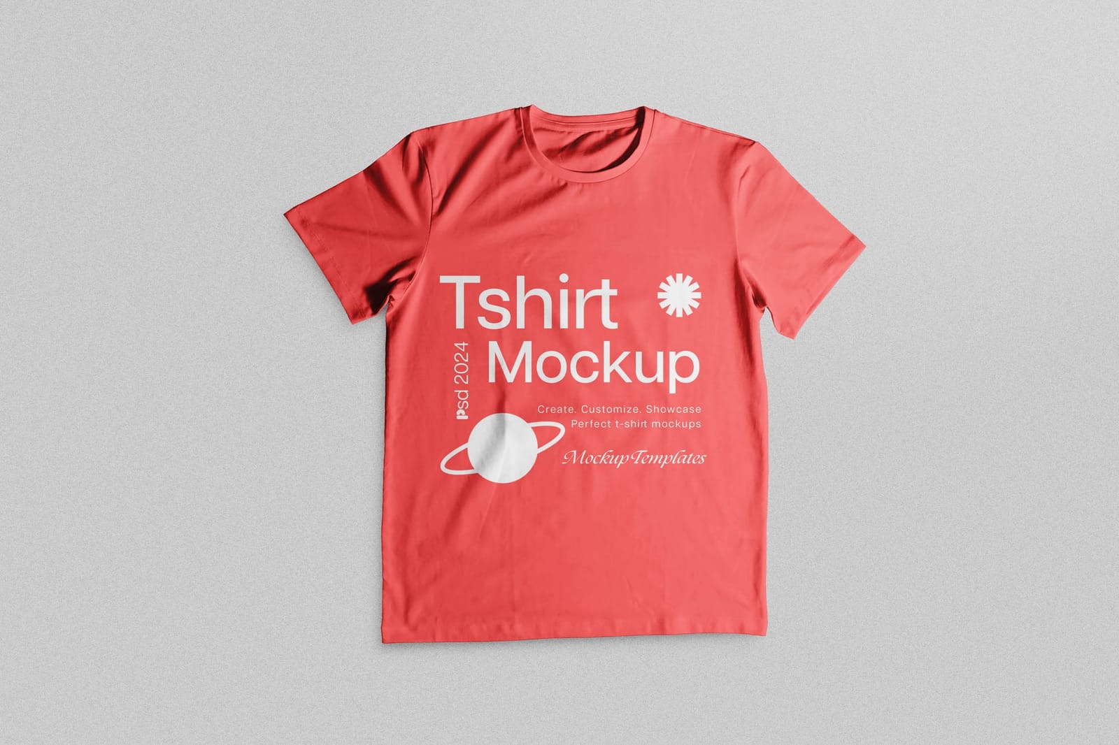 Red Peach Bittersweet T-Shirt Mockup
