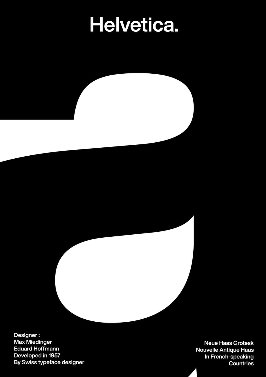 Helvetica Big A