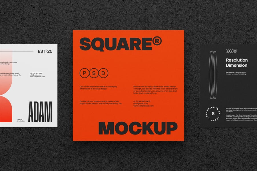 Brand Square Mockups