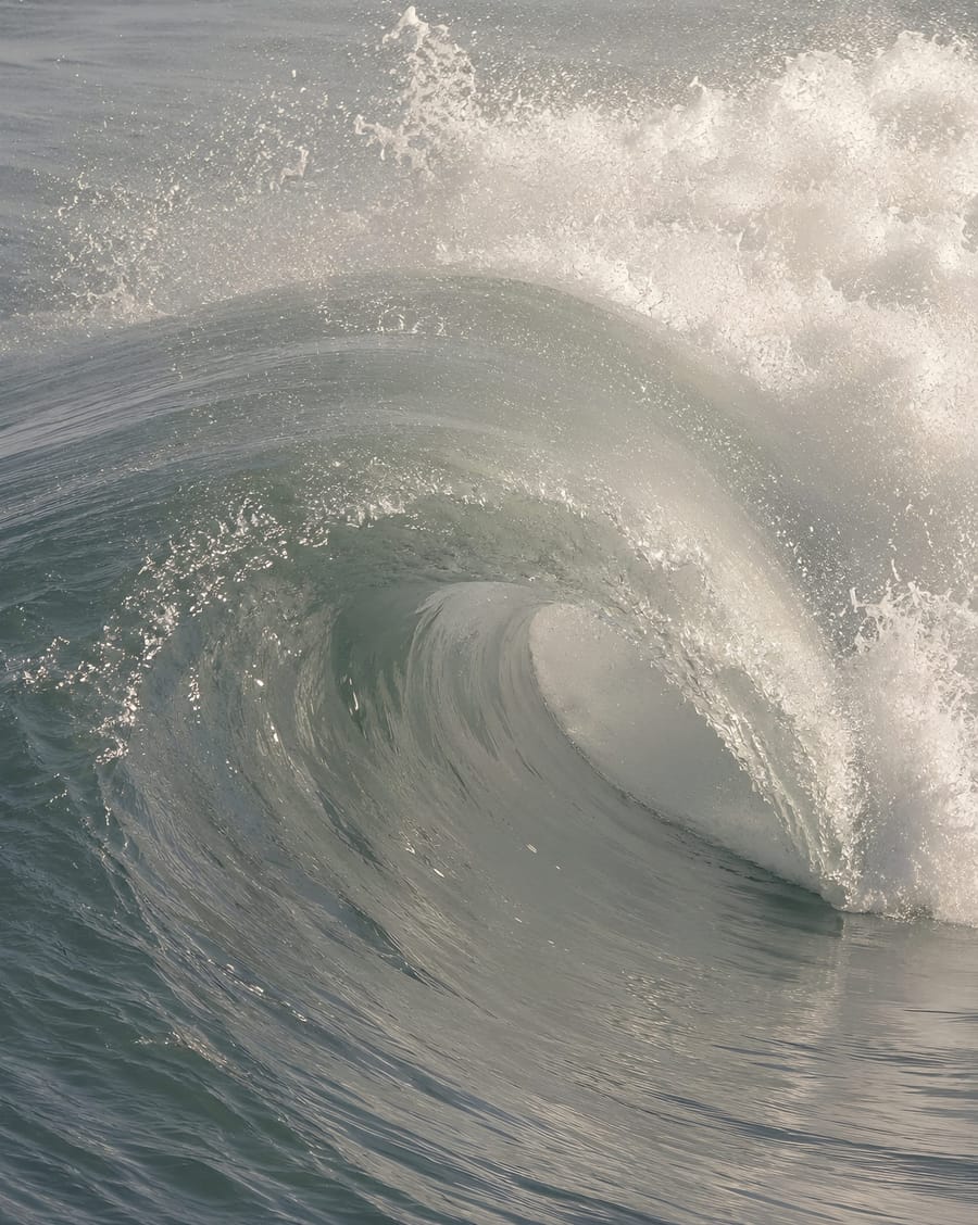 Cresting Wave In Motion