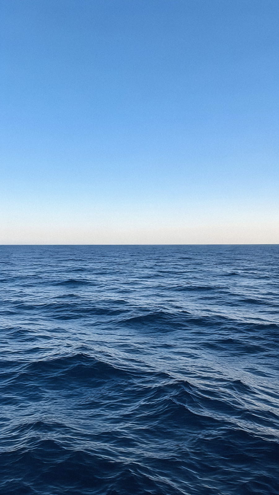 Endless Blue Horizons And Calm Seas