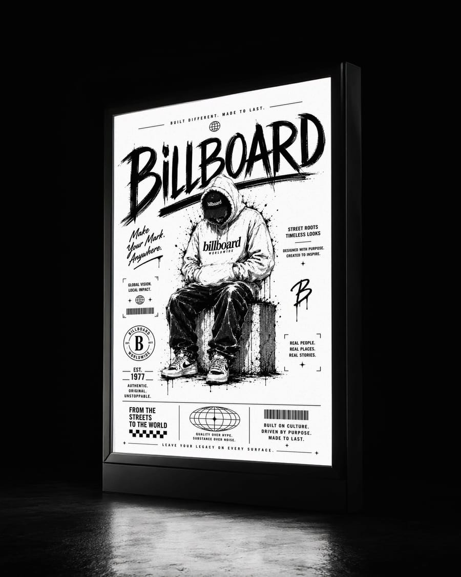 Midnight Glow Billboard Mockup
