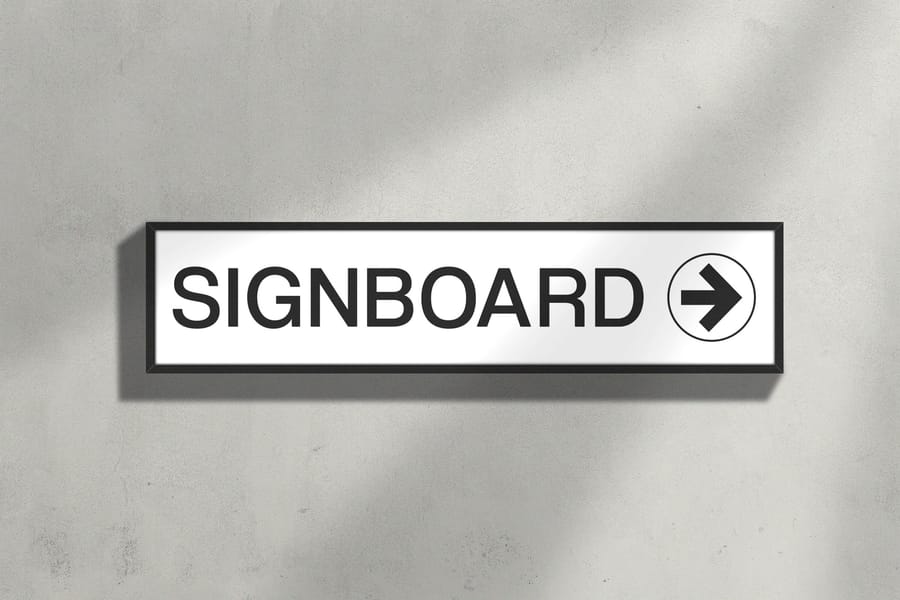 Signboard Mockup