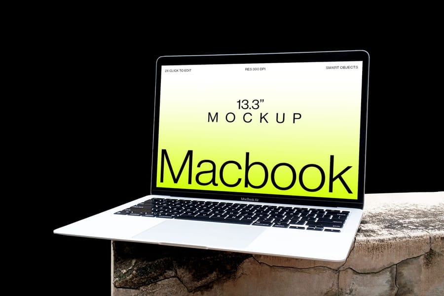 Sleek MacBook Presentation Mockup