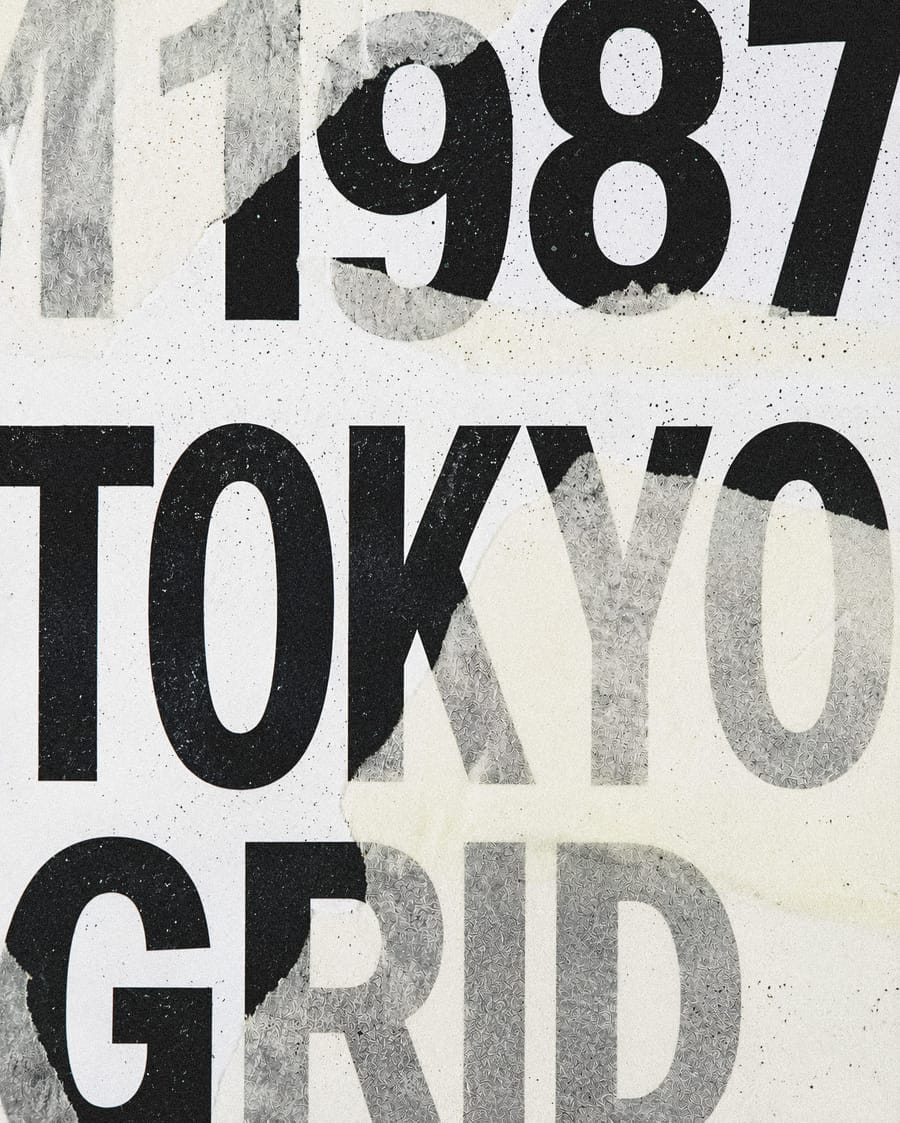 Tokyo Grid 1987 Collage