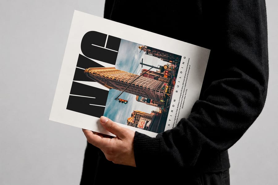 Urban Editorial Poster Mockup