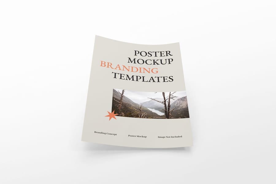 A4 Paper Sheet Mockup