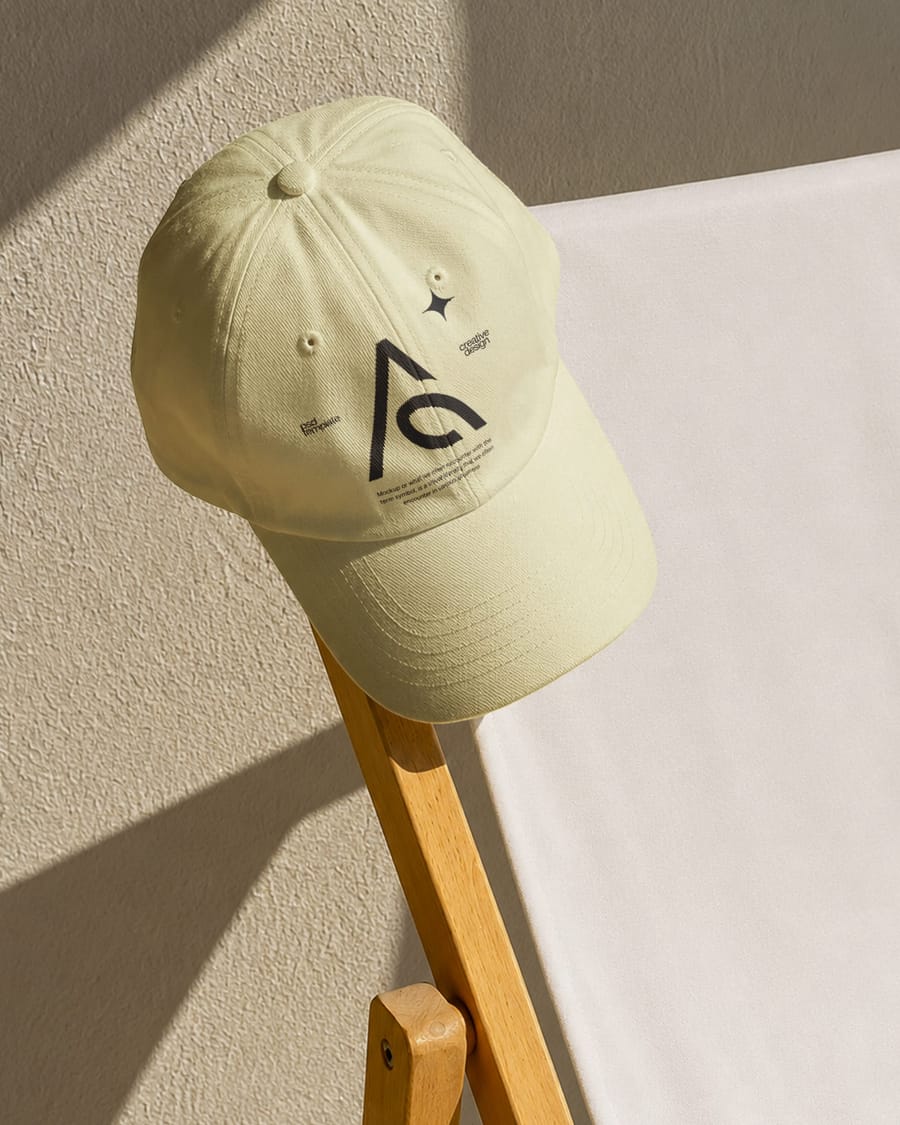 Baseball Cap Logo Averia Branding Mockup