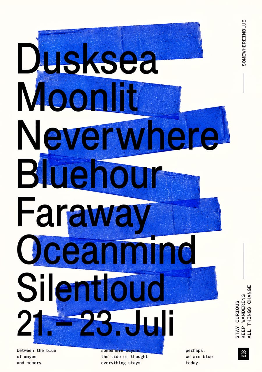 Blue Tape Poster