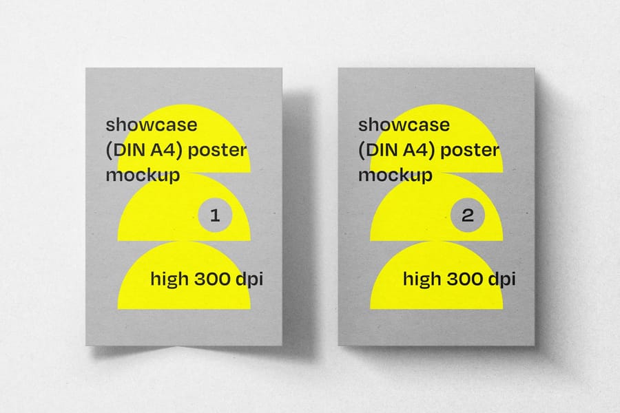 Creative A4 Poster Mockups