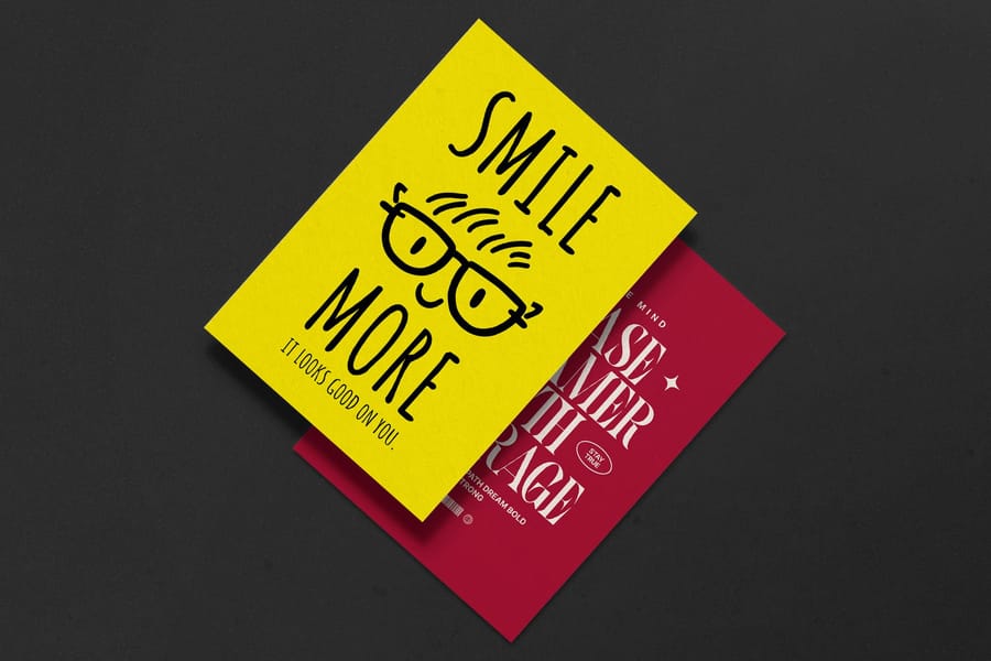 Modern Pop Art Poster Mockup