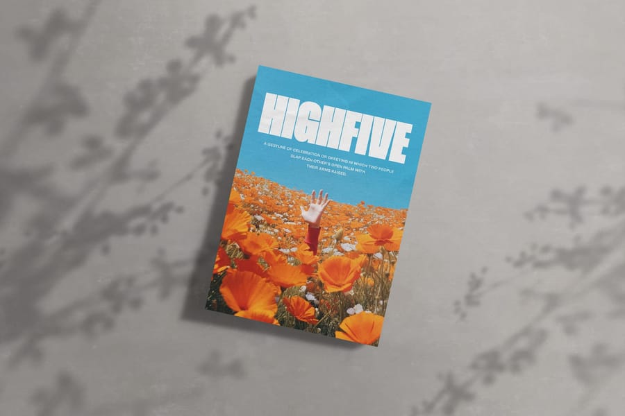 Poster Mockup on Floor Cement