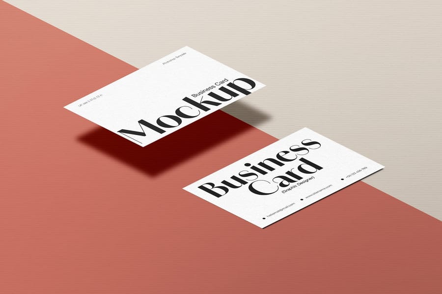 Simply Business Card Mockup