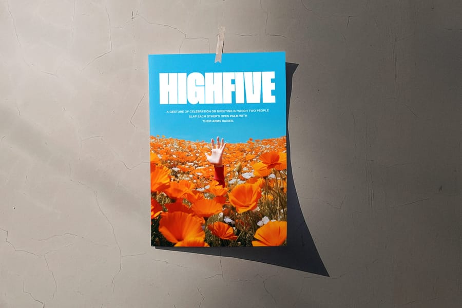 Wall Tape Poster Mockup